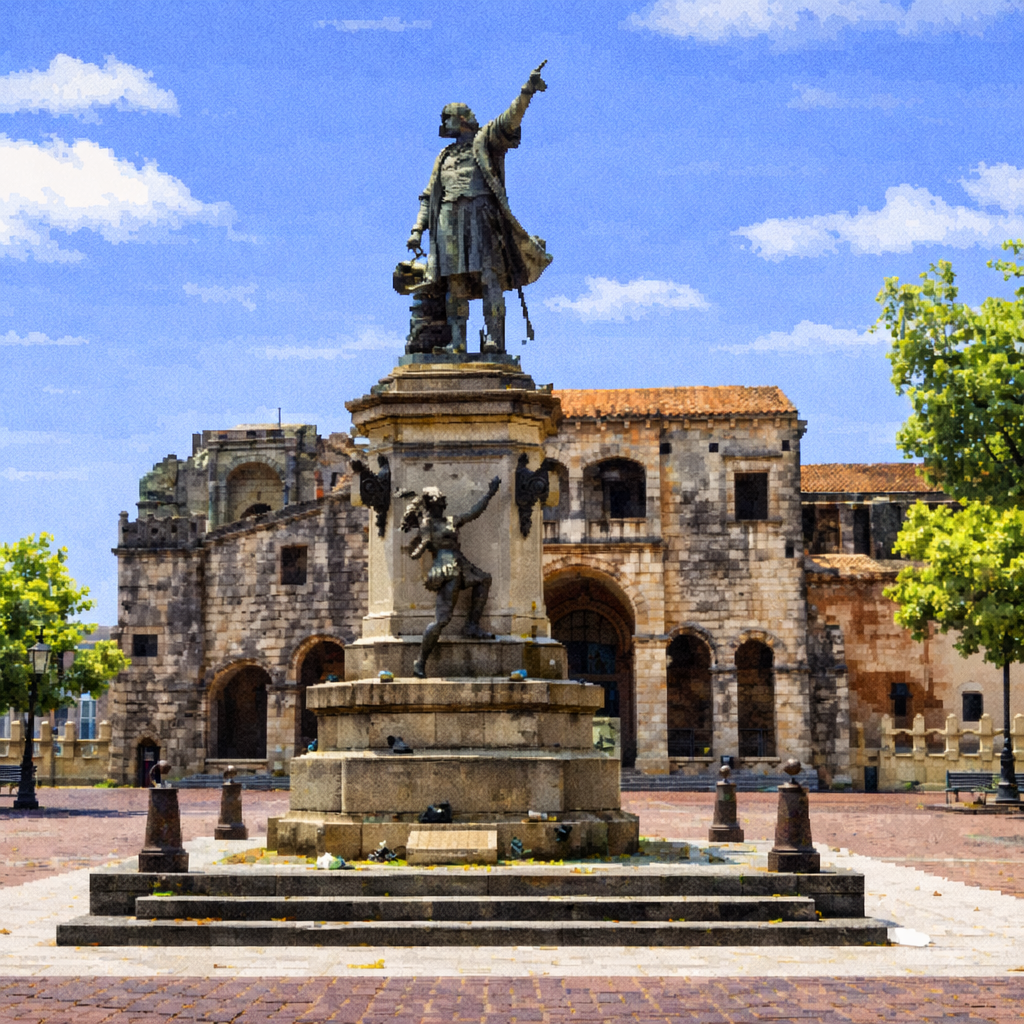 Dominican Republic pixel art