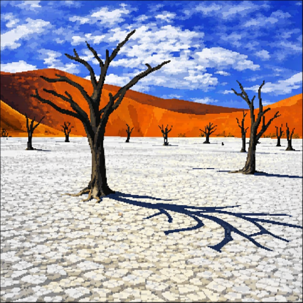 Namibia pixel art