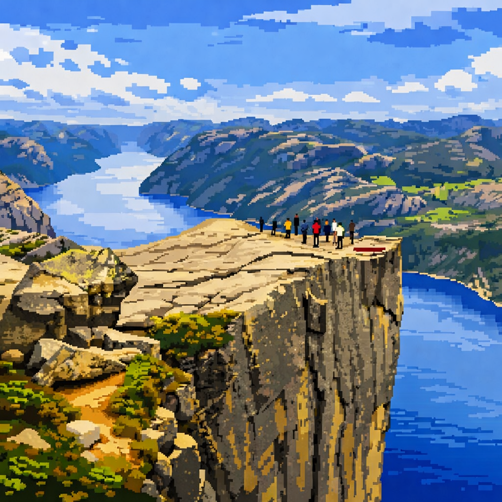 Norway pixel art