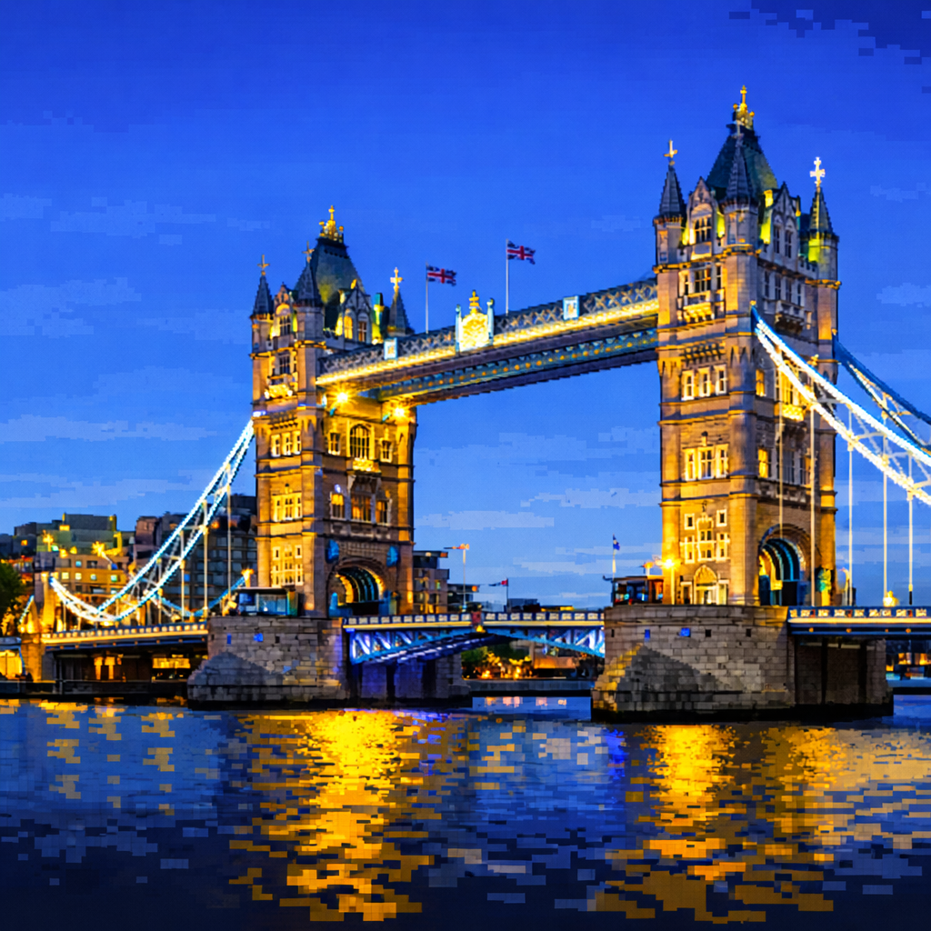 United Kingdom pixel art